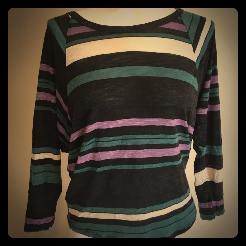 H.I.P. Soft Shrug Striped Pullover
